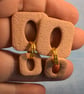 Textured Square Statement Earrings - Image 8
