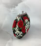 Skulls medium clutch bag, Gothic kiss clasp bag, Detachable strap, 2 options - Image 7