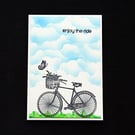 Enjoy The Ride - Handcrafted (blank) Card - dr21-0051