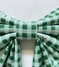 Christmas Bow Green Gingham - Medium - Image 6