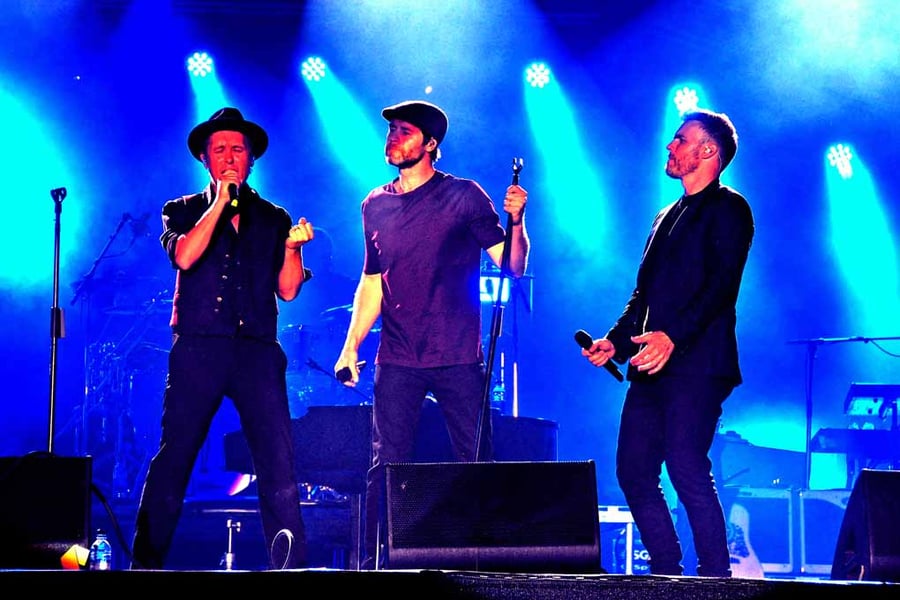 Take That Performing Live In Concert Photograph Print
