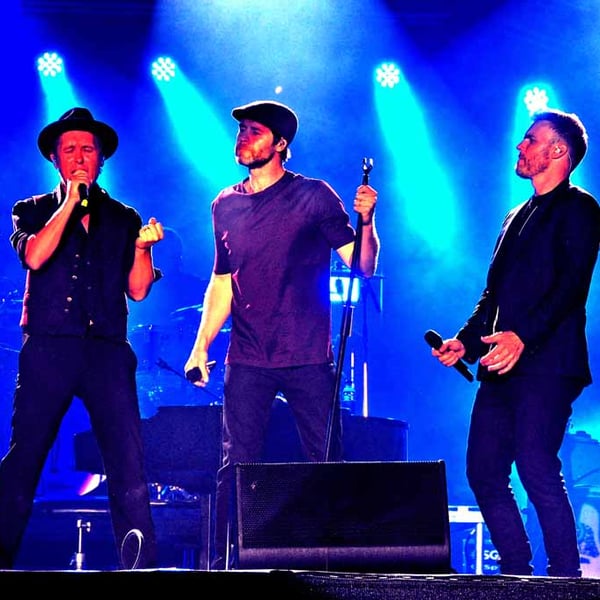 Take That Performing Live In Concert Photograph Print