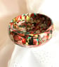 Up Cycled decopatch wooden bowl