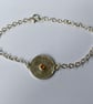  1916 Garnet Threepence Bracelet  - Image 1