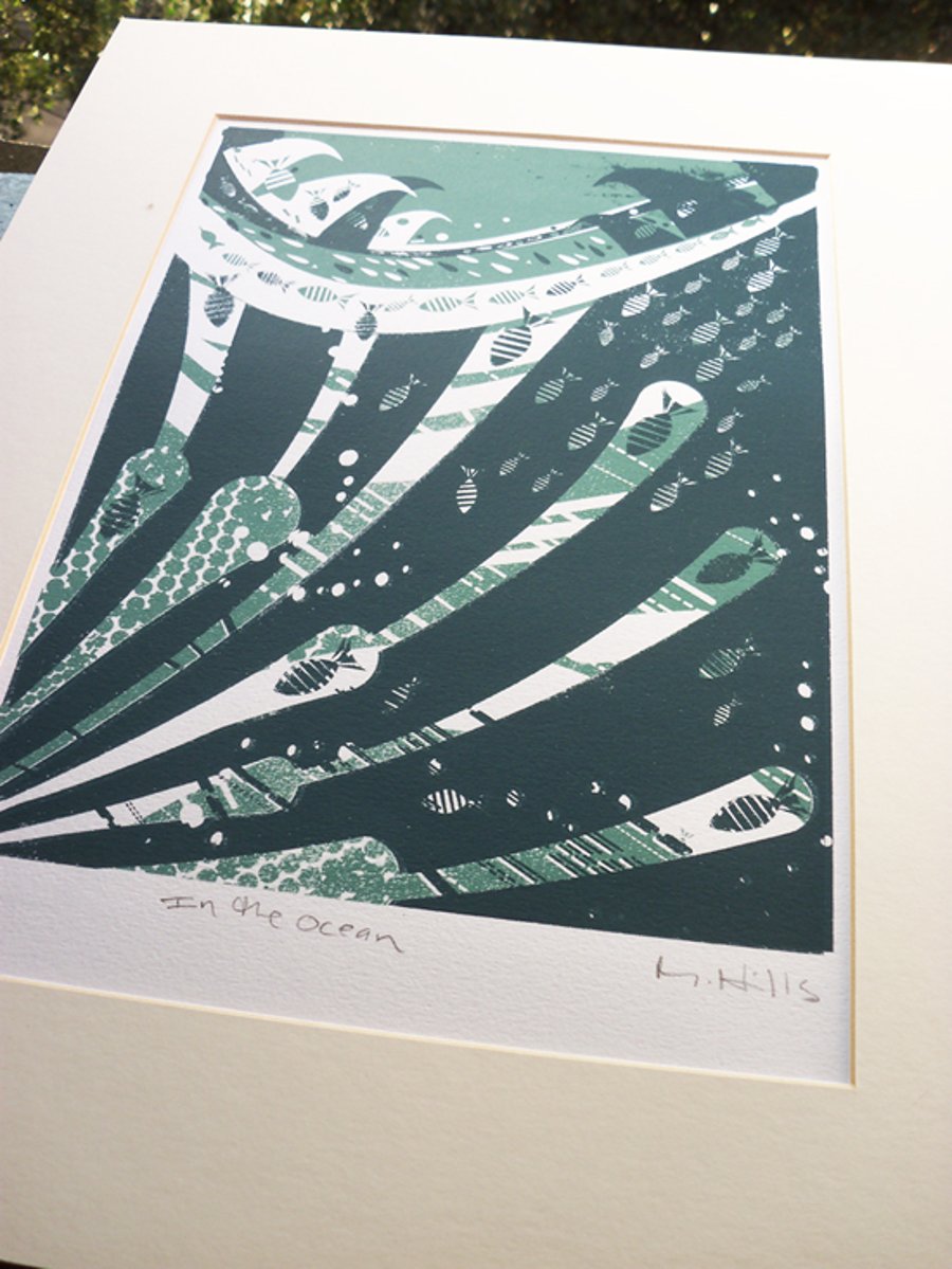 In The Ocean - Screen Print