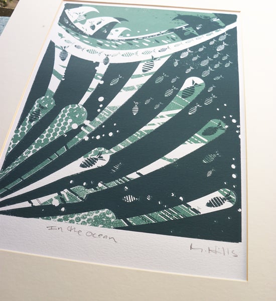 In The Ocean - Screen Print