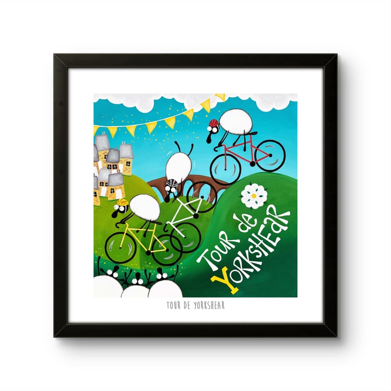Tour De Yorkshear - 10" print