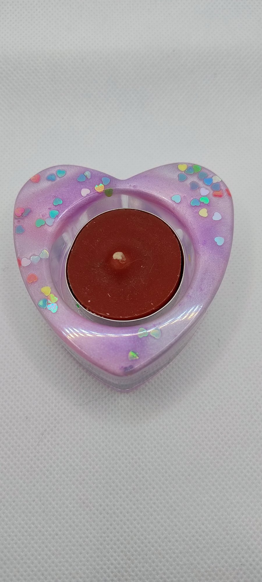 Love Heart Tea Light Holder Folksy