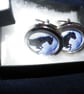 Black Stallion cufflinks, presentation box, gift wrapped, free shipping Ref 8599 - Image 3