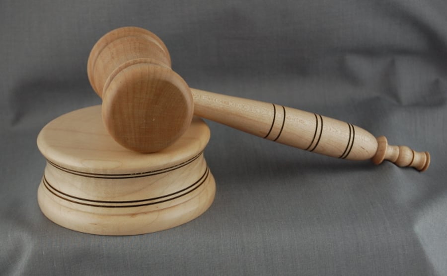 Maple Wood Gavel and Sound Block 