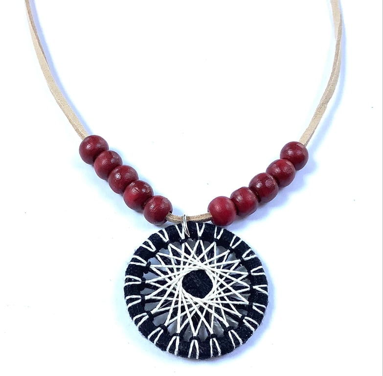 Thread Wrapped Pendant