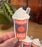 Pumpkin Spice Latte Glossy Sticker