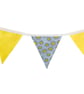 Smiling Daisy Bunting Yellow, 15 Flags, Interior-Exterior Home Decor Garland
