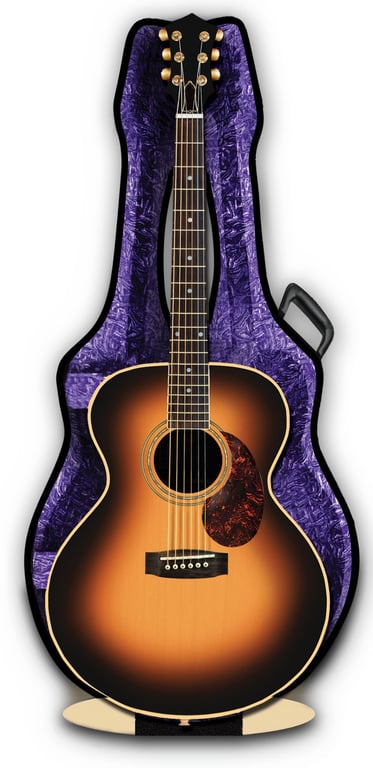Acoustic Guitar 3D music greeting card