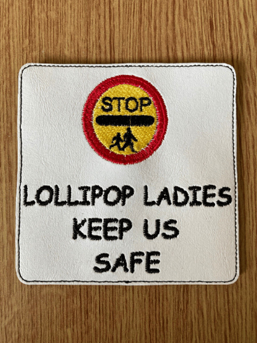 1256. Lollipop ladies keep us safe coaster