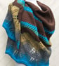 Unique Hand Knitted Crescent Lace Shawl  - Image 2