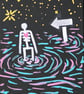 THIS WAY - Surreal Series 1 - ACEO