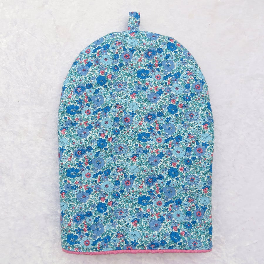 Coffee Cosy, cafetiere cover, Liberty cotton, to fit a 3 cup cafetiere