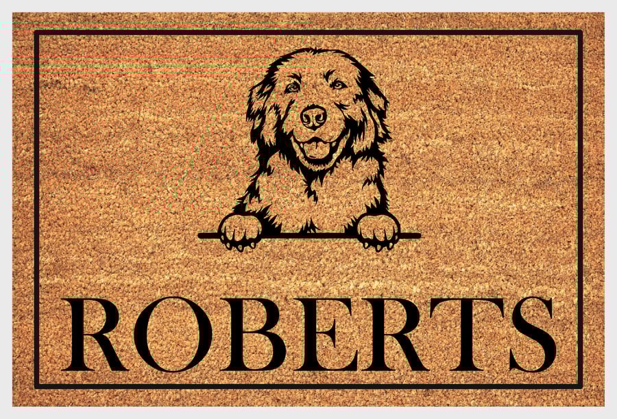 Maremma Sheepdog Door Mat - Personalised Maremma Sheepdog Welcome Mat - 3 Sizes