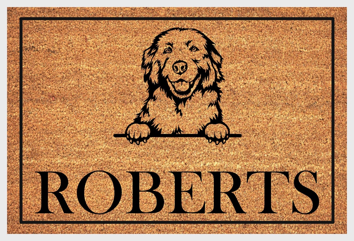 Maremma Sheepdog Door Mat - Personalised Maremma Sheepdog Welcome Mat - 3 Sizes