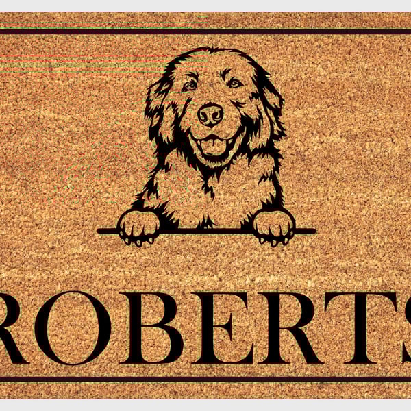 Maremma Sheepdog Door Mat - Personalised Maremma Sheepdog Welcome Mat - 3 Sizes