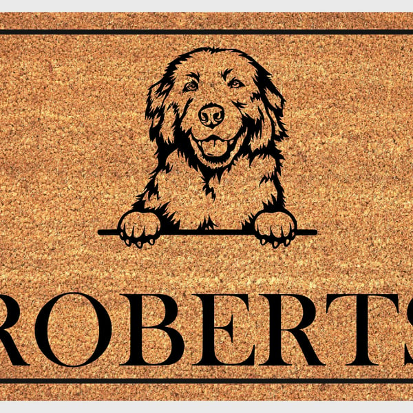 Maremma Sheepdog Door Mat - Personalised Maremma Sheepdog Welcome Mat - 3 Sizes