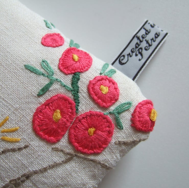 Cosmetics or storage bag with upcycled vintage ... - Folksy