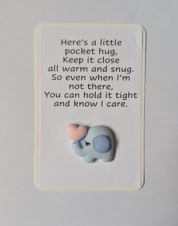 Pocket hugs - elephant