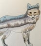 Winter landscape fox card - Image 3