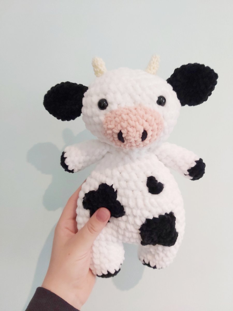 Cow Crochet Plushie Toy