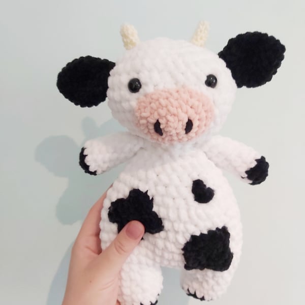 Cow Crochet Plushie Toy