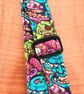 1 inch Wide Adjustable Ukulele Strap with zombies - Image 4