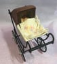 A Coachbuilt Pram for The Baby of the Family in a Collector’s Dolls House & BABY - Image 9