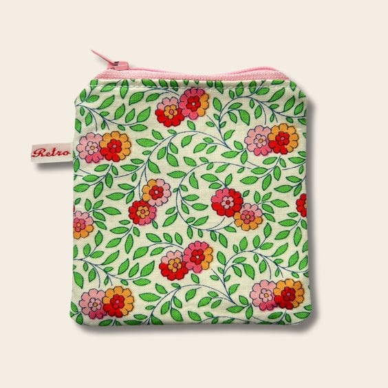 Marigold Liberty of London Fabric small purse