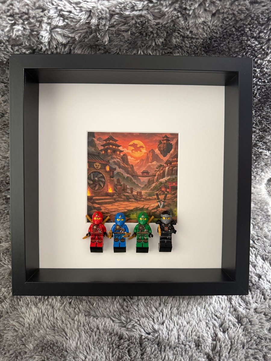 Image of Ninjago Themed Brick Frame
