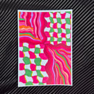 7X5 Print - Electric Bliss Unframed Dopamine Psychedelic Art