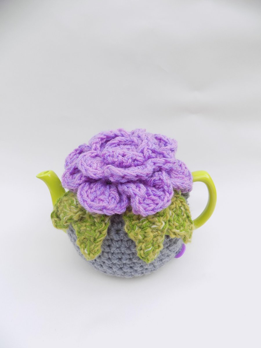  Novelty Tea Cosy with Large Blooming Flower Granny Chic Gifts For Tea Lover