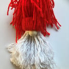 Raddix the Festive Hanging Gnome with Red Hat