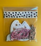 Floral Heart Papercut Garland (White) - Image 5
