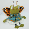 Flutter Frog Art Doll