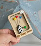 Our Happy Home Wooden Frame Rainbow Heart House - Image 2