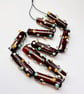 Handmade lamp work glass beads