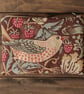 William Morris Strawberry Thief May Pouch Chocolate