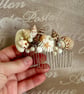 Handmade Seashell Hair Comb – Coastal Mermaid Hair Accessory - Image 6