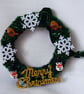 Handmade snowflake Christmas wreath - Image 3