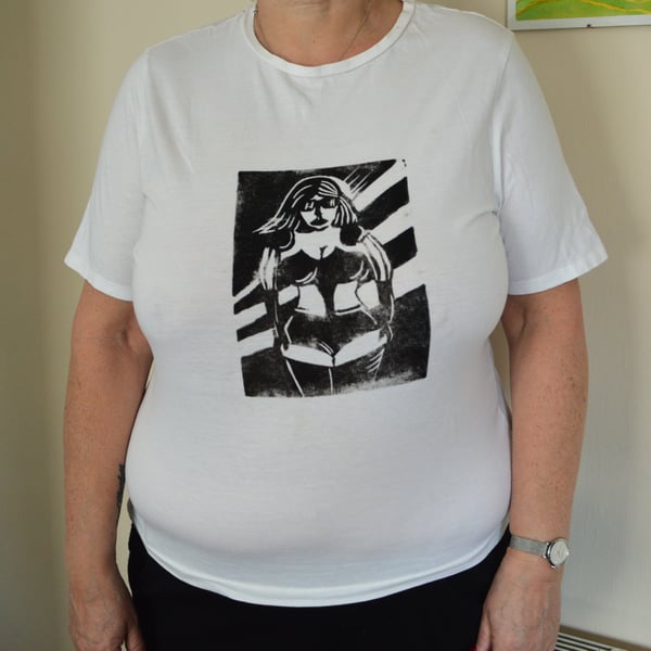 Unisex T Shirt printed in Anime style based on the film Metropolis