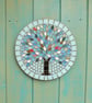 Winter Jewel Tree Hanging Garden Wall Plaque Decoration