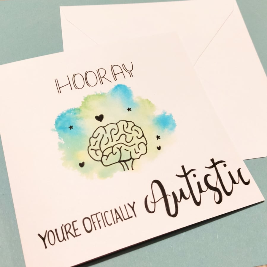 Officially Autistic Card 