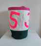 Colourful Upcycled Sailcloth Storage Baskets – Large Laundry and Toy Baskets - Image 7