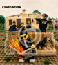 SHED SEVEN - Matter of Time - Lego-inspired Album Cover - 5 x 5 - Mounted